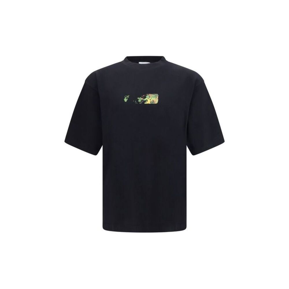 Off-White Black Cotton Men's T-Shirt